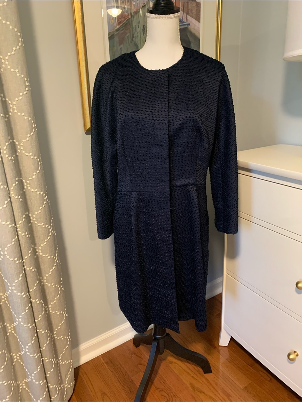 Navy Neiman Marcus dress coat